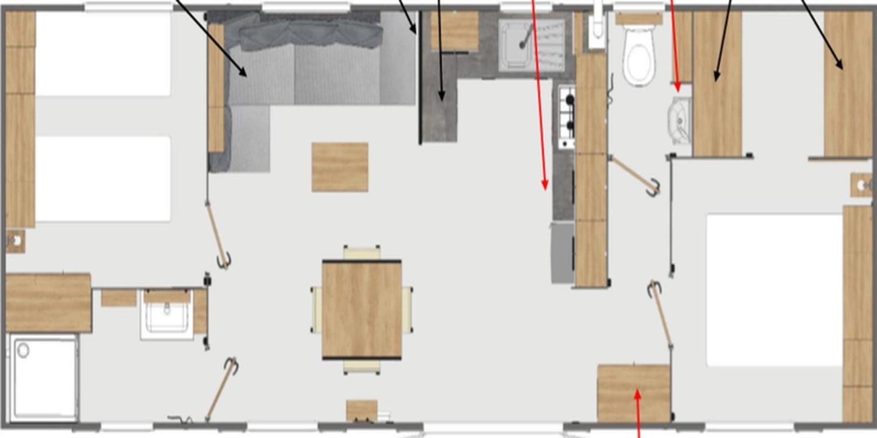 Mobilhome Quiberon camping Conguel bord de mer Eksteriør bilde